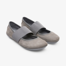 Camper Right Ballerinas Grey - Womens Singapore GYPTME-208